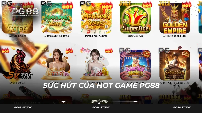 Các game hot của PG88 được thiết kế độc đáo