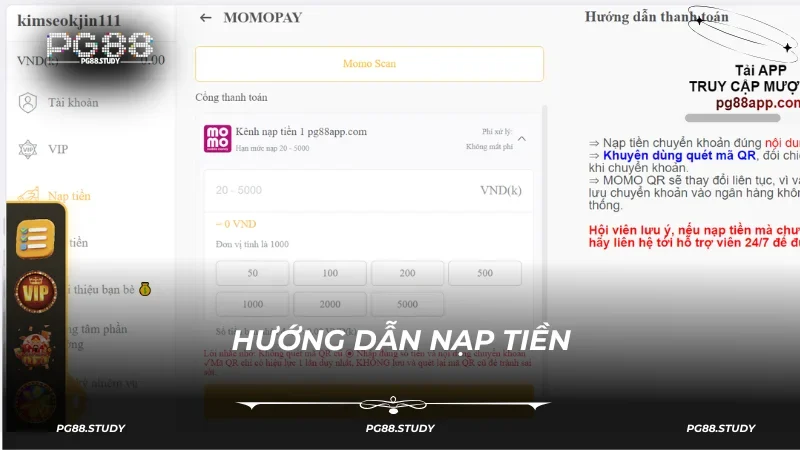 Nạp tiền vào nhà cái chỉ với 4 bước nhanh-gọn-lẹ